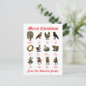 The Twelve Days Of Christmas シーズンポストカード (スタンド正面)