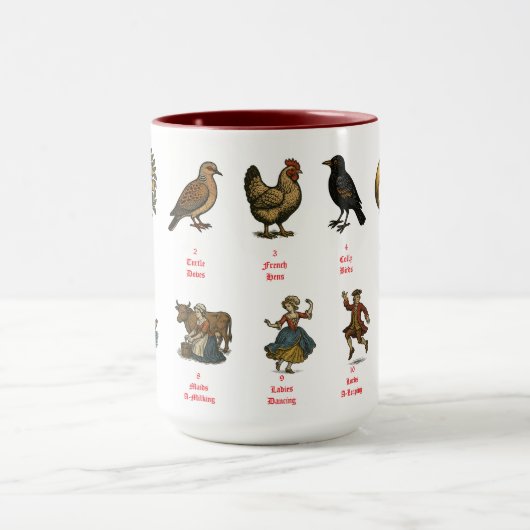 The Twelve Days Of Christmas マグカップ (中央)