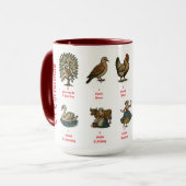 The Twelve Days Of Christmas マグカップ (正面左)