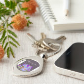 The Twilight Garden (Periwinkle & Indigo) キーホルダー (側面)