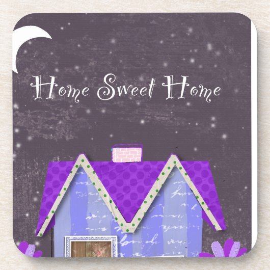 The Twilight Garden (Periwinkle & Indigo) コースター (正面)