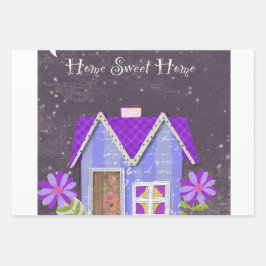 The Twilight Garden (Periwinkle & Indigo) ラッピングペーパーシート