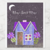 The Twilight Garden (Periwinkle & Indigo) ワインラベル (シングルラベル)