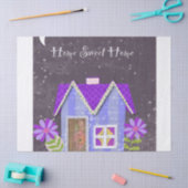 The Twilight Garden (Periwinkle & Indigo) 薄葉紙 (クラフト)