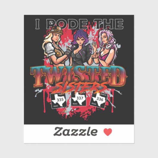 The Twisted Sisters Texas USA 03 Sticker シール (シート)