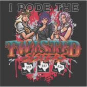 The Twisted Sisters Texas USA 03 Sticker シール (正面)