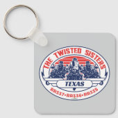 The Twisted Sisters Texas USA Motorcycle 01 キーホルダー (正面)