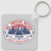 The Twisted Sisters Texas USA Motorcycle 01 キーホルダー (裏面)