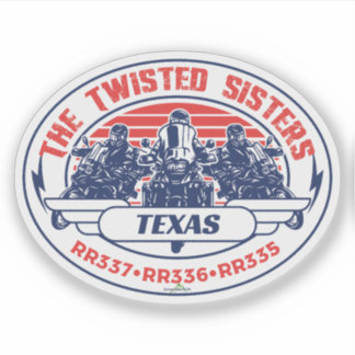 The Twisted Sisters Texas USA Motorcycle 01 シール