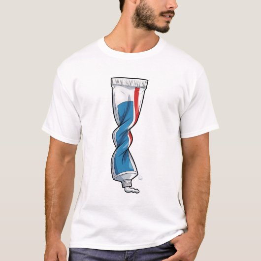 The Twisted Toothpaste Squeeze Tシャツ (正面)