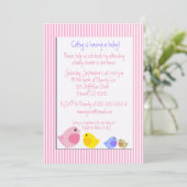 The Twitter in Town – ベビーシャワー招待状 招待状 (スタンド正面)