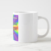 The Two Commandments Of Jesus Mug ジャンボコーヒーマグカップ (右)