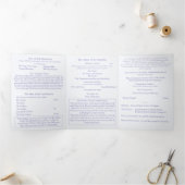 The Two Hearts Catholic Wedding 三つ折りプログラム (内部)