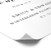 The Two Shall Become One Wedding Quote ポスター (角)