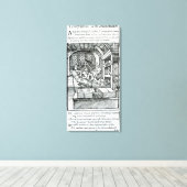 The Typographer, Hartman Schopper発行 キャンバスプリント (インサイチュ (ウッドフロア))