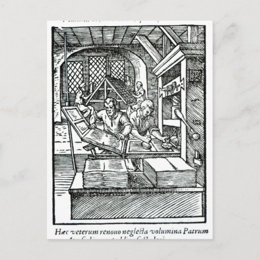 The Typographer, Hartman Schopper発行 ポストカード (正面)
