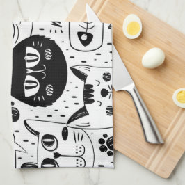 The Ultimate Cat Lover - Cozy Cat pet  キッチンタオル