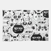 The Ultimate Cat Lover - Cozy Cat pet  キッチンタオル (横)