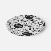 The Ultimate Cat Lover - Cozy Cat pet  ペーパープレート (アングル)