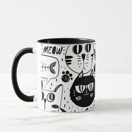 The Ultimate Cat Lover - Cozy Cat pet  マグカップ (左)