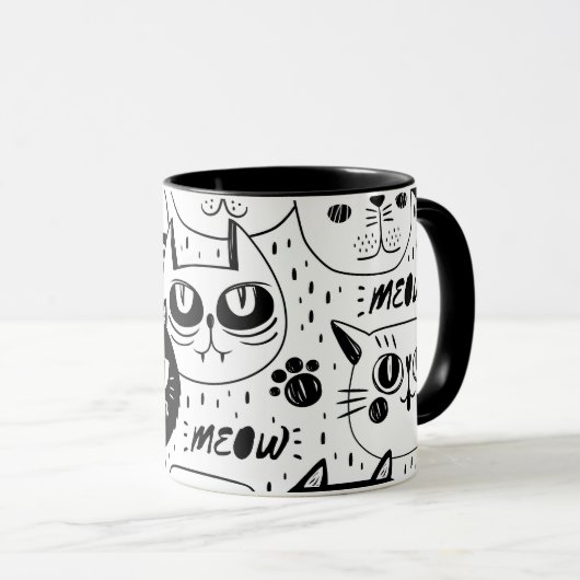 The Ultimate Cat Lover - Cozy Cat pet  マグカップ (正面右)