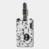 The Ultimate Cat Lover - Cozy Cat pet  ラゲッジタグ (正面縦)