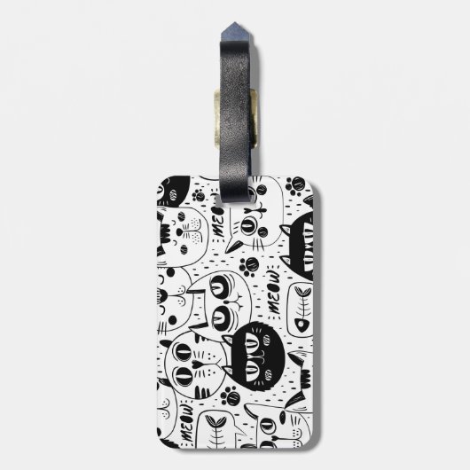 The Ultimate Cat Lover - Cozy Cat pet  ラゲッジタグ (裏面縦)