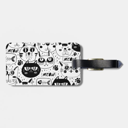 The Ultimate Cat Lover - Cozy Cat pet  ラゲッジタグ (裏面横)