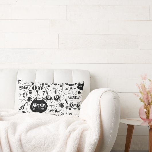 The Ultimate Cat Lover - Cozy Cat pet  ランバークッション (ソファ)