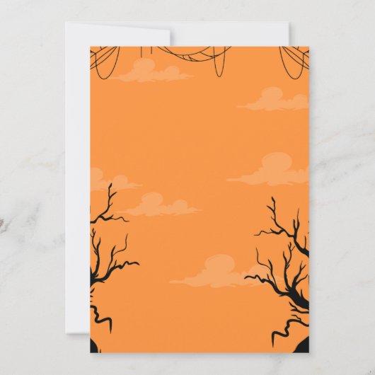 The ultimate Halloween invitation of this year 招待状 (裏面)