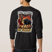 The Ultimate "I'm Fine" Men's Hoodies スウェットシャツ (裏面)