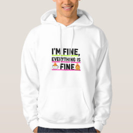 The Ultimate "I'm Fine" Men's Hoodies パーカ