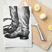 The Ultimate Kitchen towel for Horse People キッチンタオル (四つ折り)