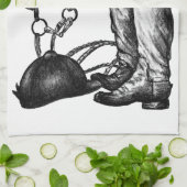 The Ultimate Kitchen towel for Horse People キッチンタオル (折り畳み)