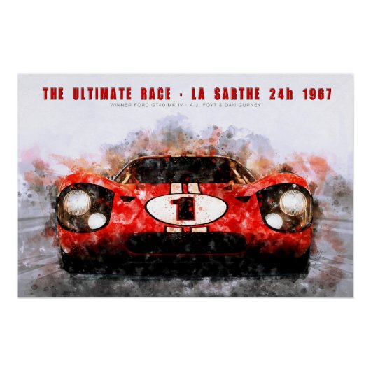 The ultimate race 1967 ポスター (正面)