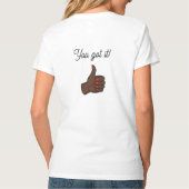 The Ultimate Side-eye Statement T-Shirt Tシャツ (裏面)