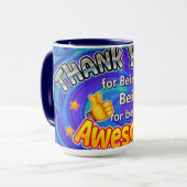 The Ultimate 'Thank You For Being Awesome' Gift マグカップ (正面左)