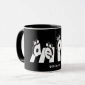 “The Umlauts: Crossing Over” マグカップ (正面左)