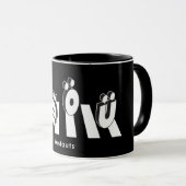 “The Umlauts: Crossing Over” マグカップ (正面右)