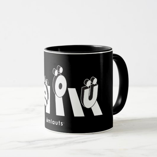 “The Umlauts: Crossing Over” マグカップ (正面右)