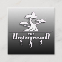 The Underground ビジネスカード ブラック フェード