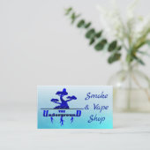 The Underground Business Cards コバルトブルー 名刺 (スタンド正面)