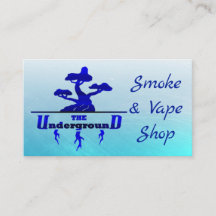 The Underground Business Cards コバルトブルー