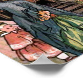 "The Underground, London"ヴィンテージイラストレーション ポスター (角)