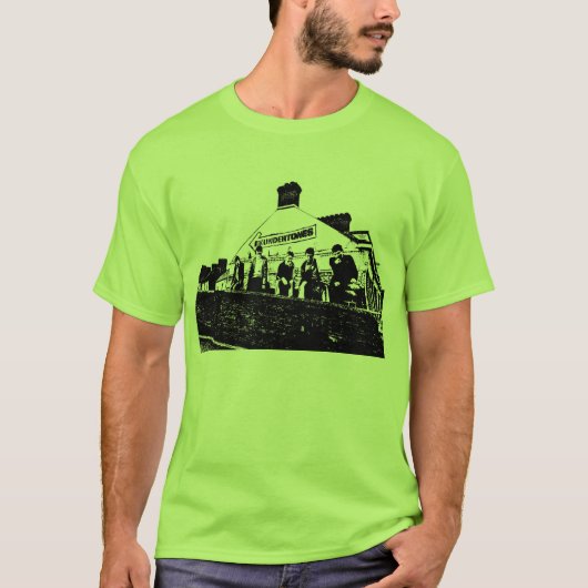 THE UNDERTONES - デリーの壁の壁画Tシャツ Tシャツ (正面)