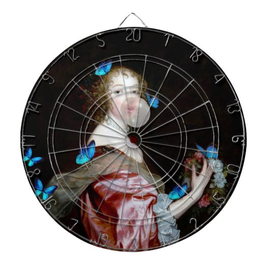 The Unexpected Arrival of Blue Butterflies ダーツボード (正面)