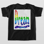 The Unicorn Dolphin (Fantasy Marine Animal) Tシャツ (レイダウン裏面)