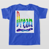 The Unicorn Dolphin (Fantasy Marine Animal) Tシャツ (レイダウン裏面)