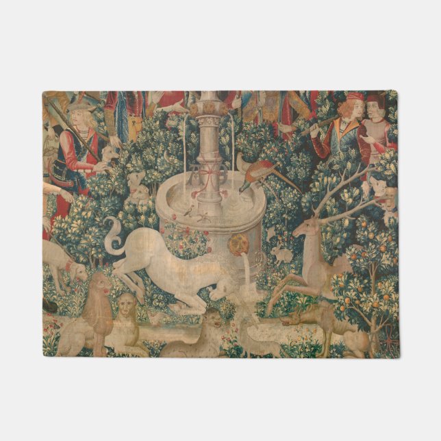 The Unicorn is Found – The Hunt of the Unicorn ドアマット (正面)