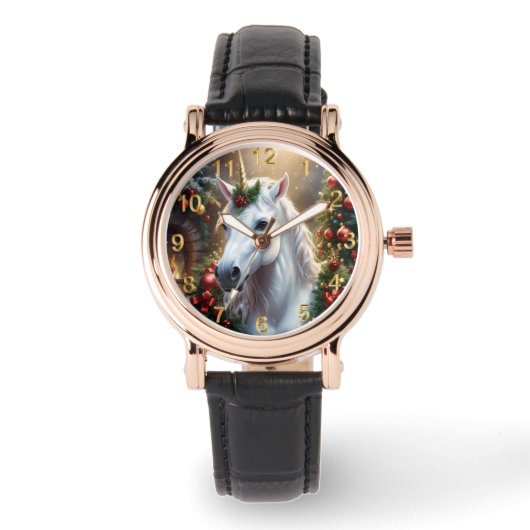 “The Unicorn of Noel” 腕時計 (正面)